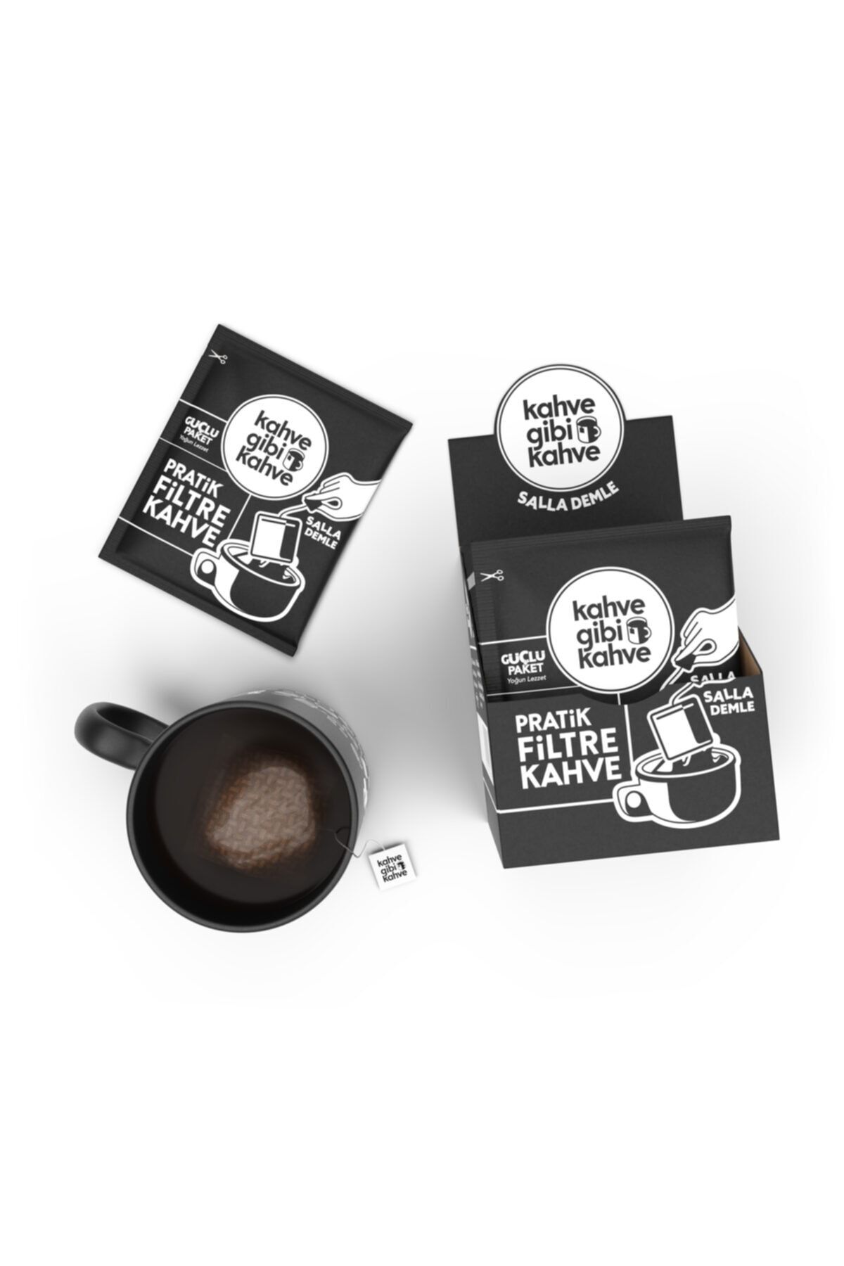 Kahvegibikahve Pratik Filtre Kahve 10'lu Güçlü Paket