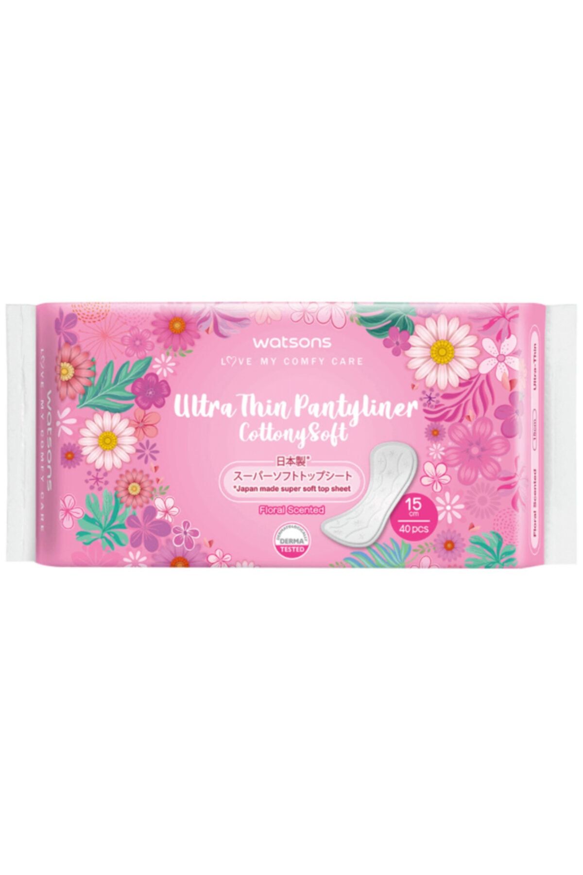 Watsons Cottony Soft Günlük Ped Ultra Ince Çiçek Kokulu 40 Adet