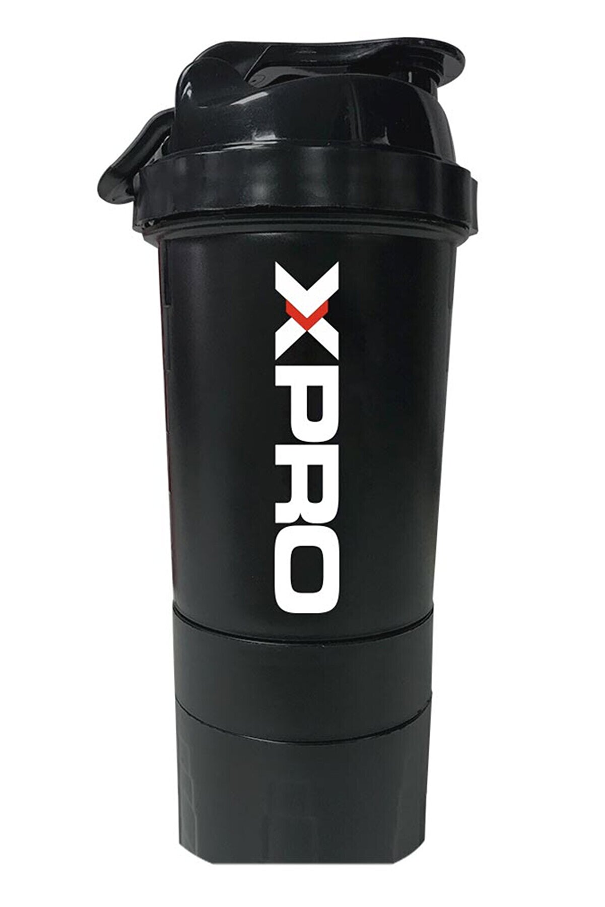 Xpro Nutrition 3 Bölmeli Shaker Siyah 500ml