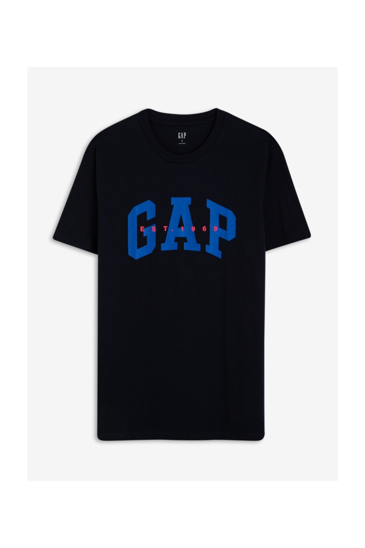 GAP Erkek Lacivert Logo Kısa Kollu T-shirt