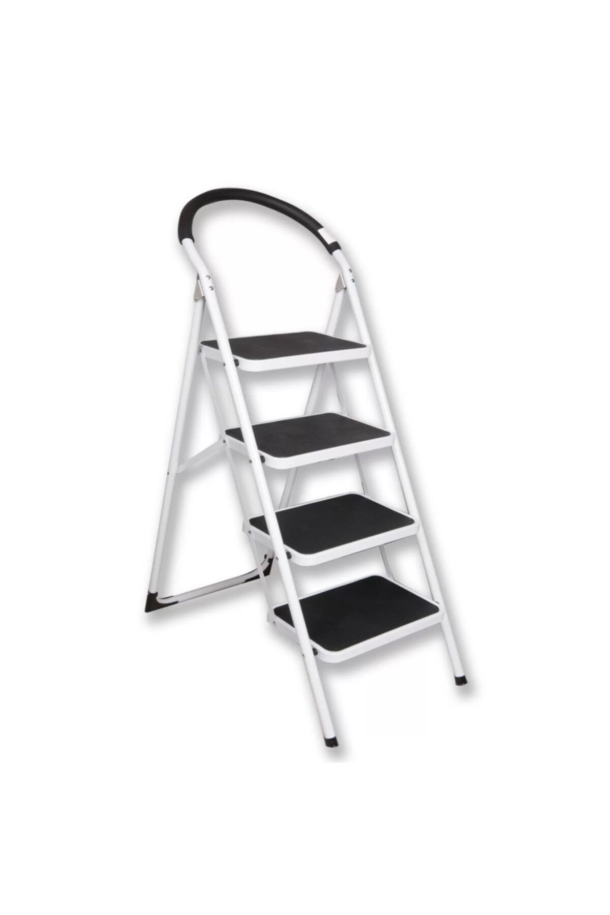 Genel Markalar Metal 4 Basamaklı 155x45x14 Cm Katlanabilir Ev - Ofis Tipi Oturaklı Merdiven