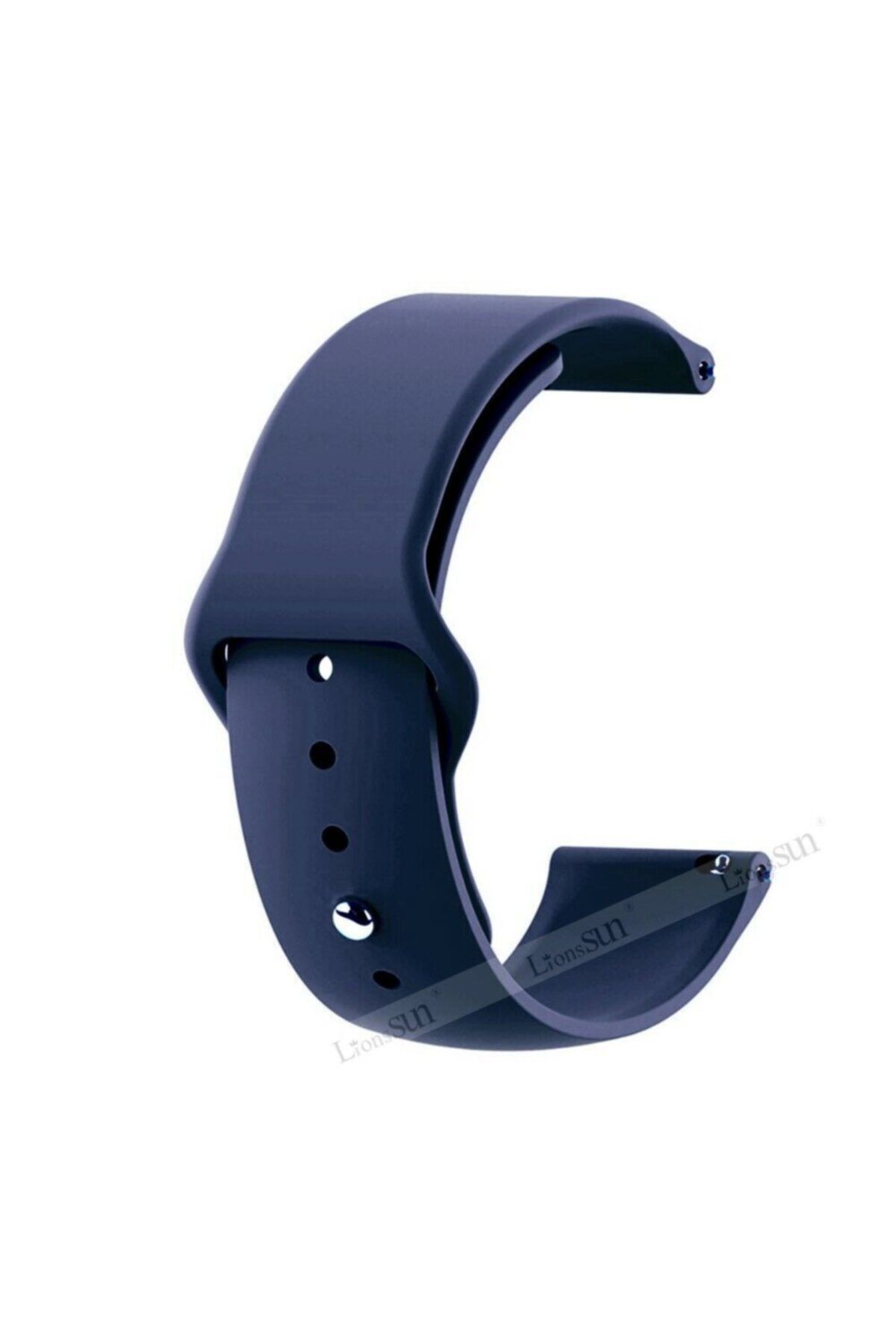 Techmaster Ticwatch E E2 Realme Watch Uyumlu Yeni Silikon Kordon Lacivert 20mm