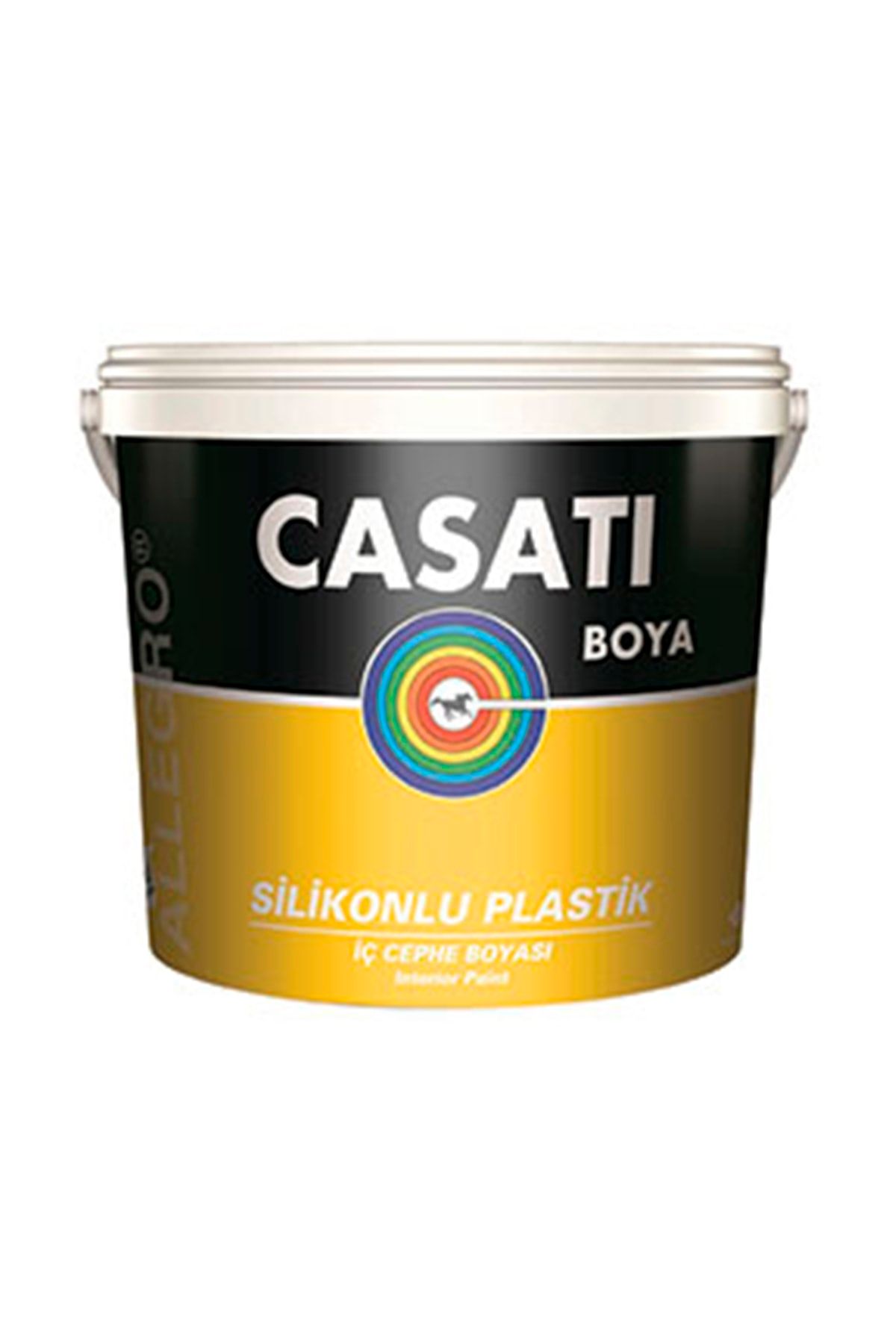 Casati Allegro Silikonlu Plastik Su Bazlı Iç Cephe Boyası Kurdele Pembesi 3,5 Kg