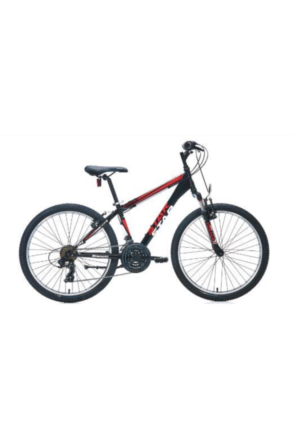 Bianchi Star 24 Jant V 21 Vites Erkek Dağ Bisikleti Siyah-kırmızı-beyaz (36 Cm) 2020
