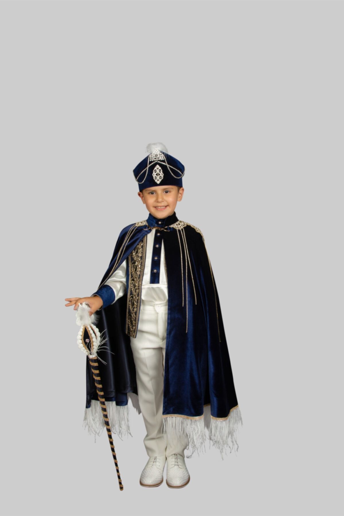Sinan çocuk Kadife Pelerin Sünnet Kıyafeti