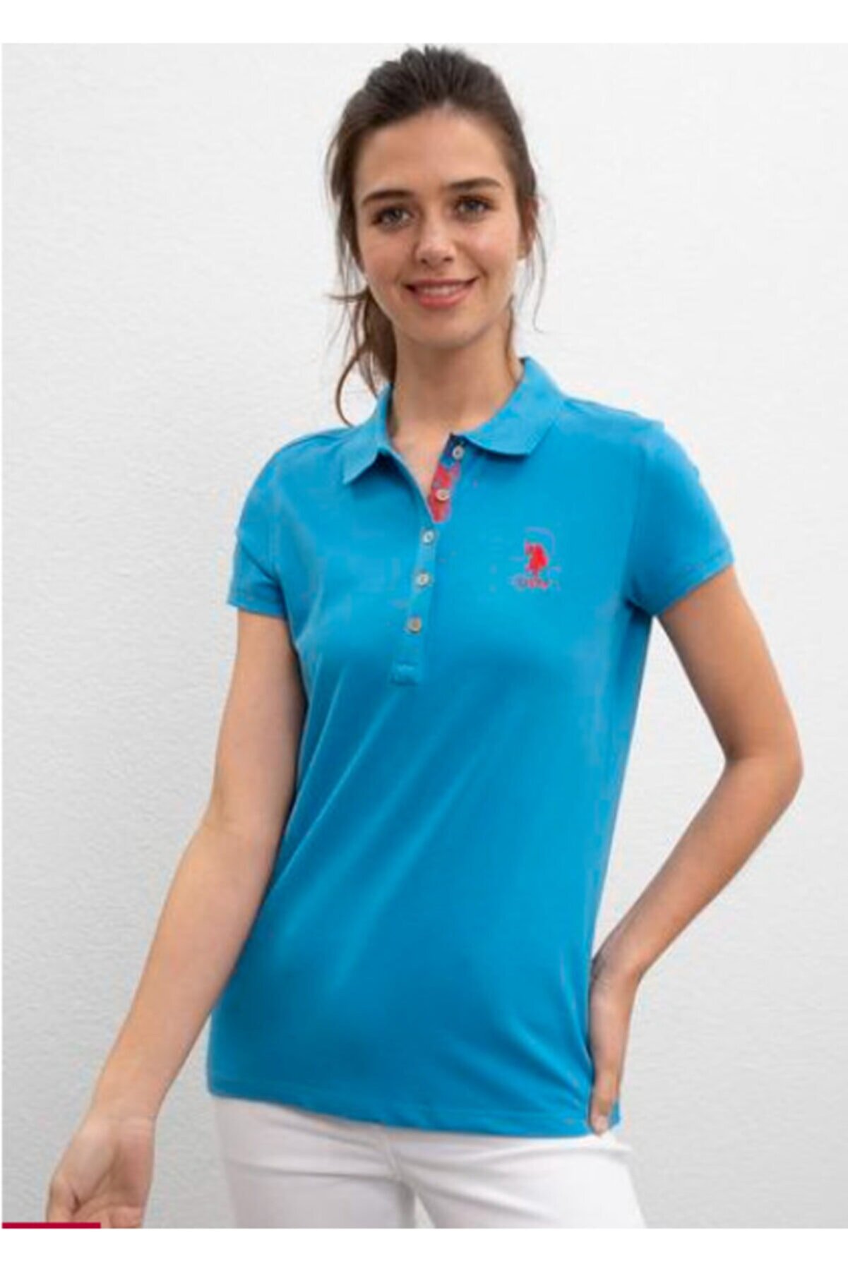 US Polo Assn Kadın Polo Yaka T-shirt G082sz011.000.7340215