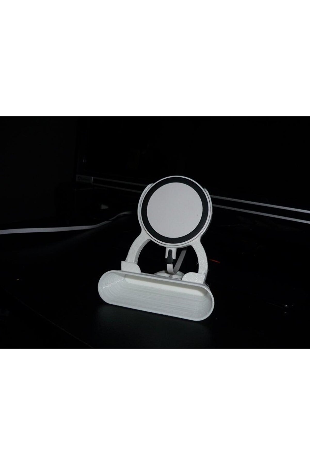 SudoCheap Kablosuz Şarj Tutucu Ve Ses Amplifikatörü Ile Telefon Standı