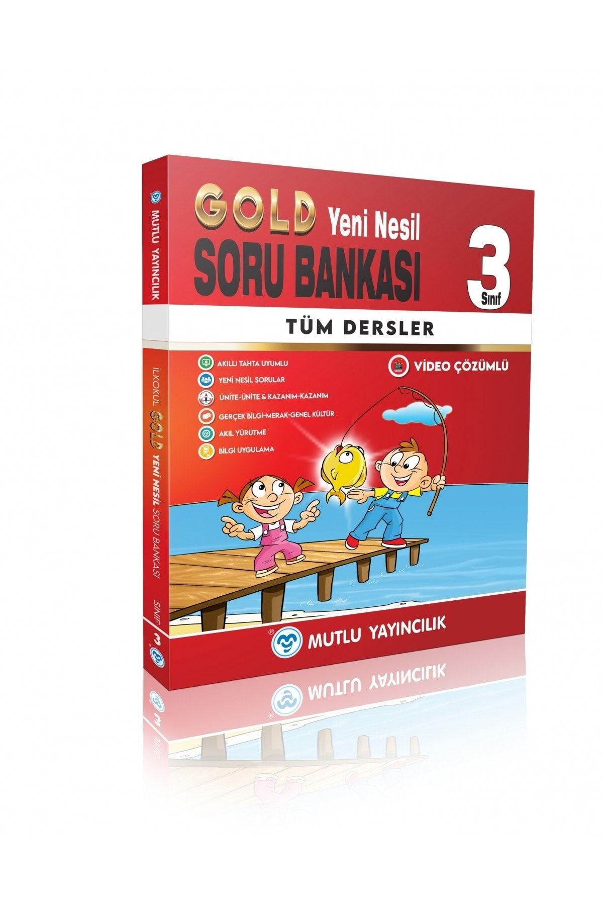 Mutlu Yayıncılık 3. Sınıf Gold Yeni Nesil Tüm Dersler Soru Bankası