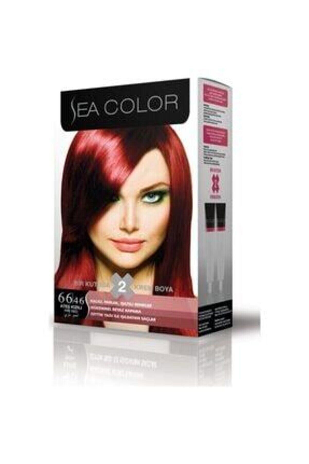 Sea Color 2'li Saç Boyası 66,46 Ateş Kızılı