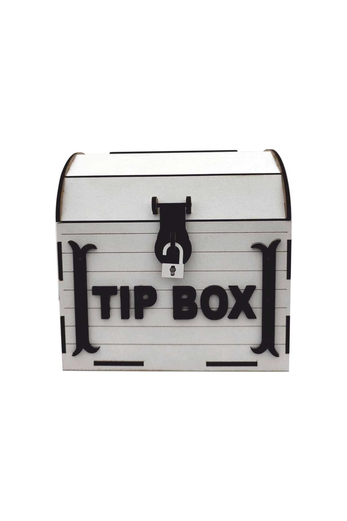 Genel Markalar Dekoratif Ahşap Tip Box Hazine Sandığı Tipbox Kumbara