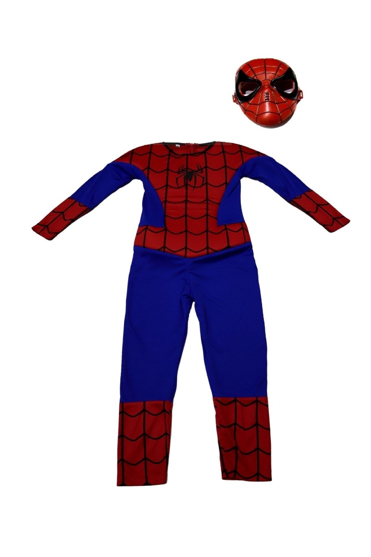 Spiderman Çocuk Spiderman Kostümü Kaslı Örümcek Adam Kıyafeti