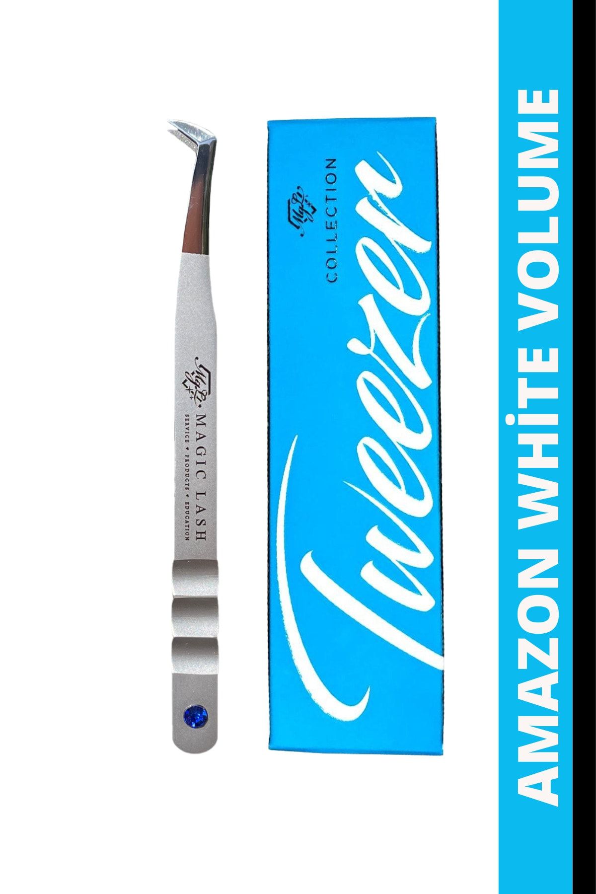 Magic Lash Yeni Model Amazon Ipek Kirpik White /beyaz Volume Cımbız