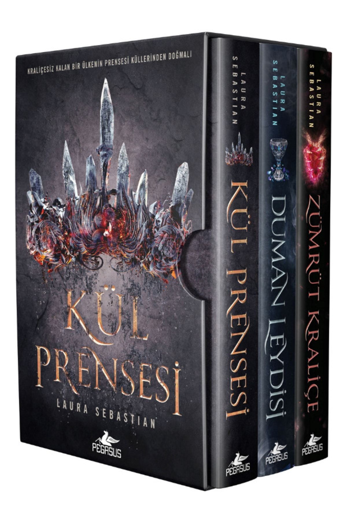 Pegasus Yayınları Kül Prensesi Serisi Kutulu Ciltli 3 Kitap - Laura Sebastian