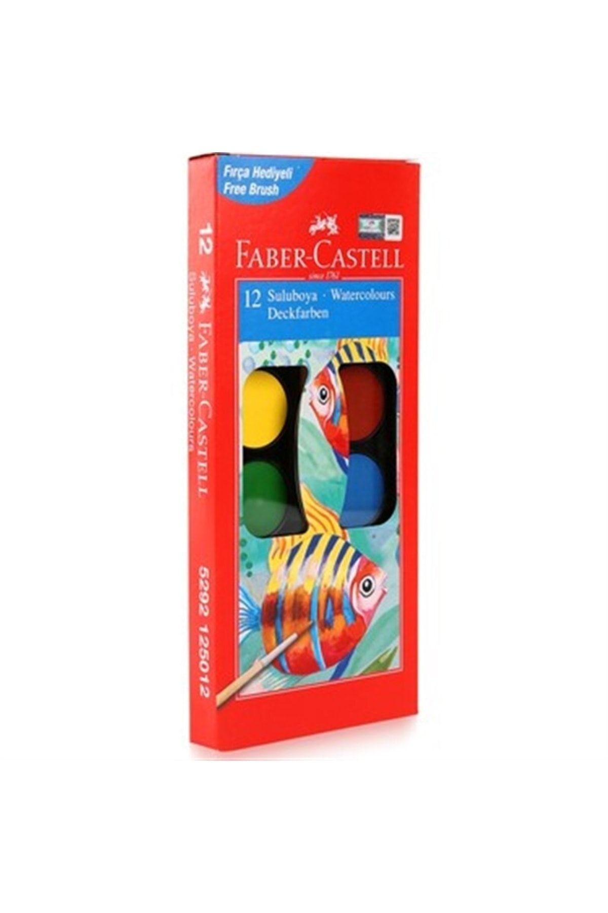 Faber Castell Faber-castell Suluboya 12 Renk Küçük Boy