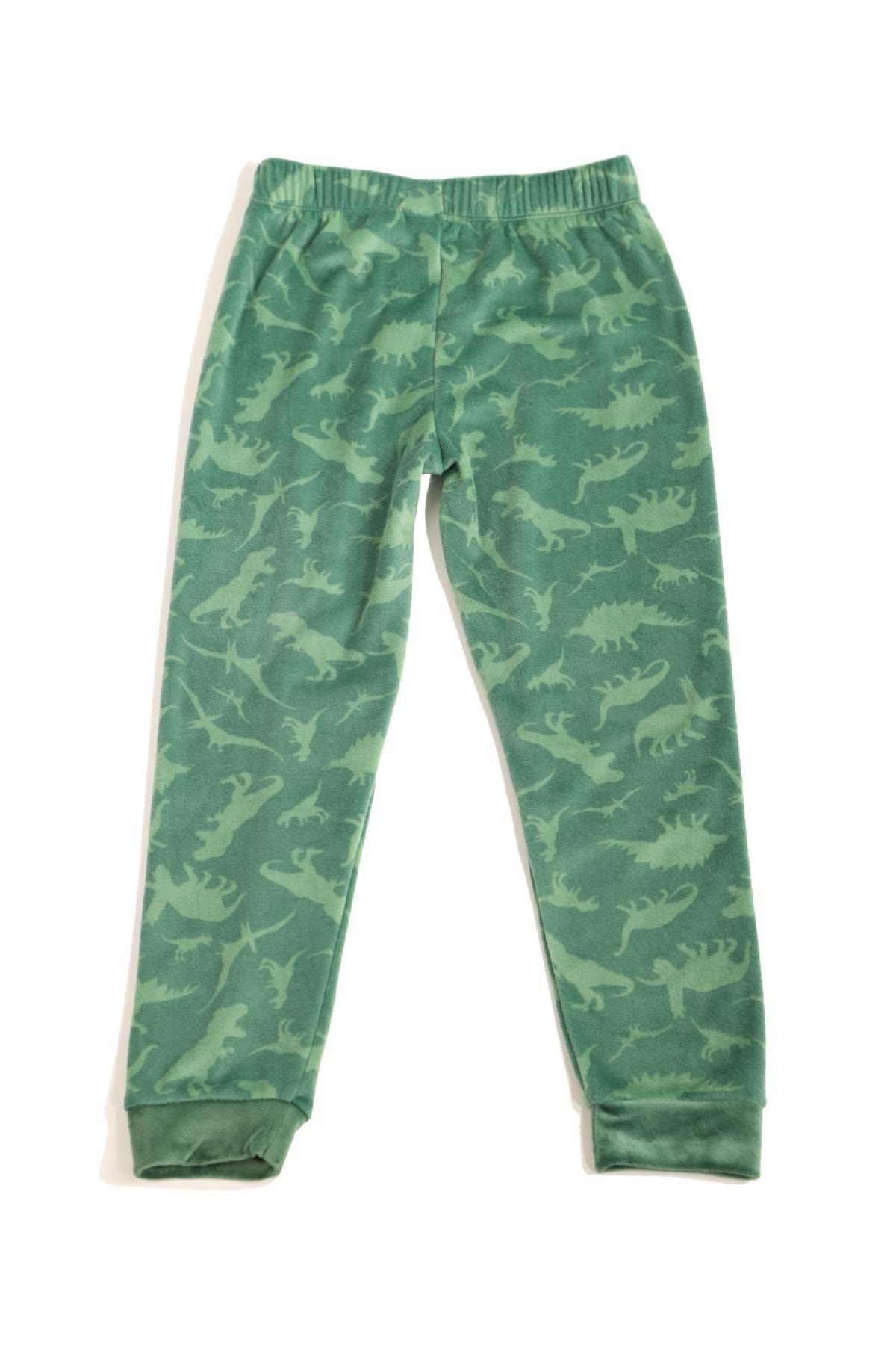 DOFİ Erkek Çocuk Super Soft Yeşil Pijama Alt