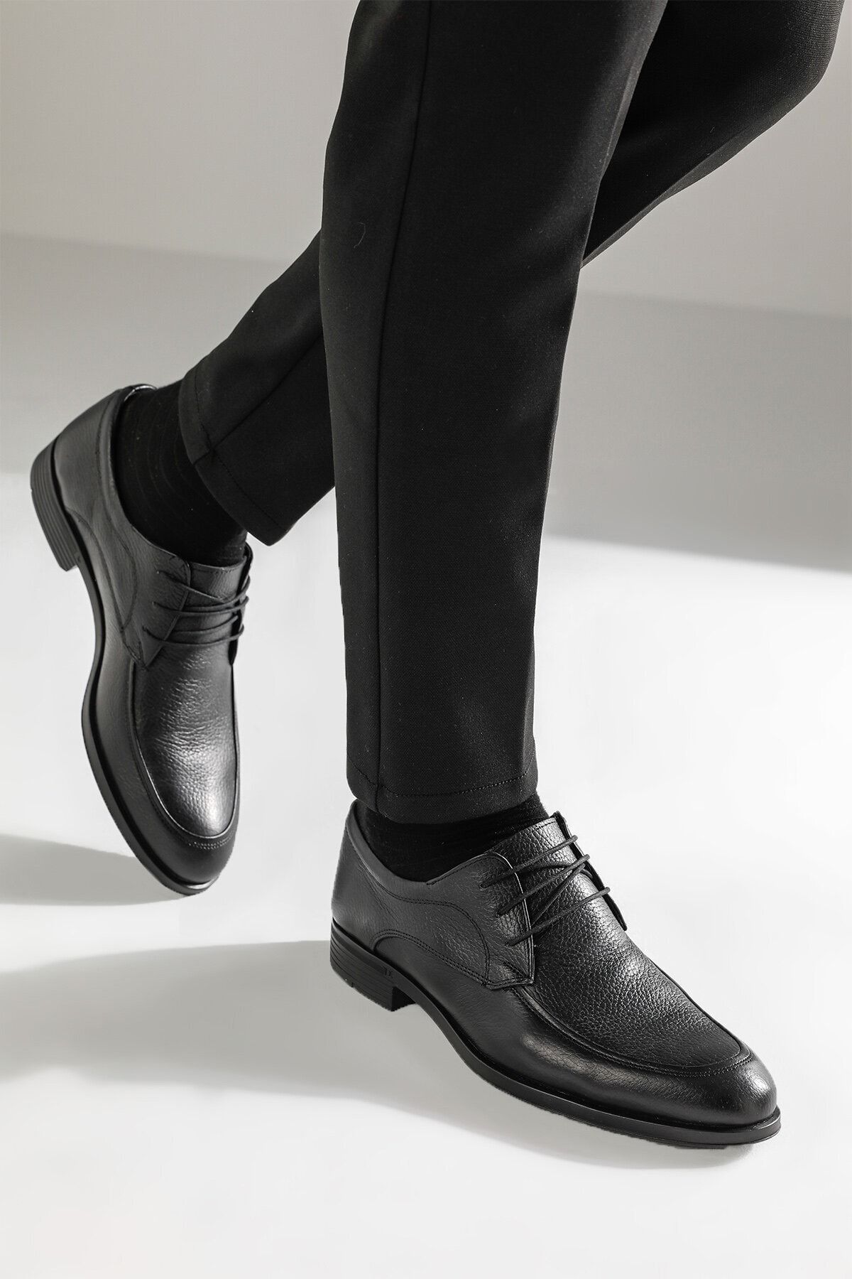 İnci Sempe.m 1pr(deri) Siyah Erkek Klasik Ayakkabı