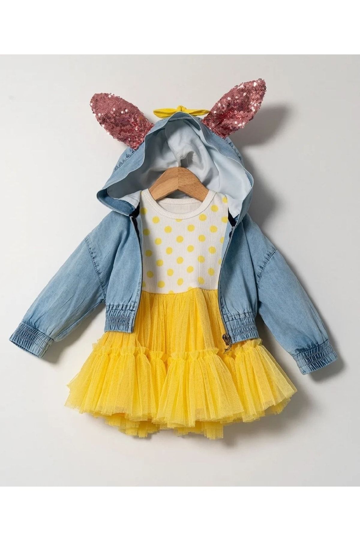 BABYCLOTHES Alice Kot Ceketli Tütü Elbise