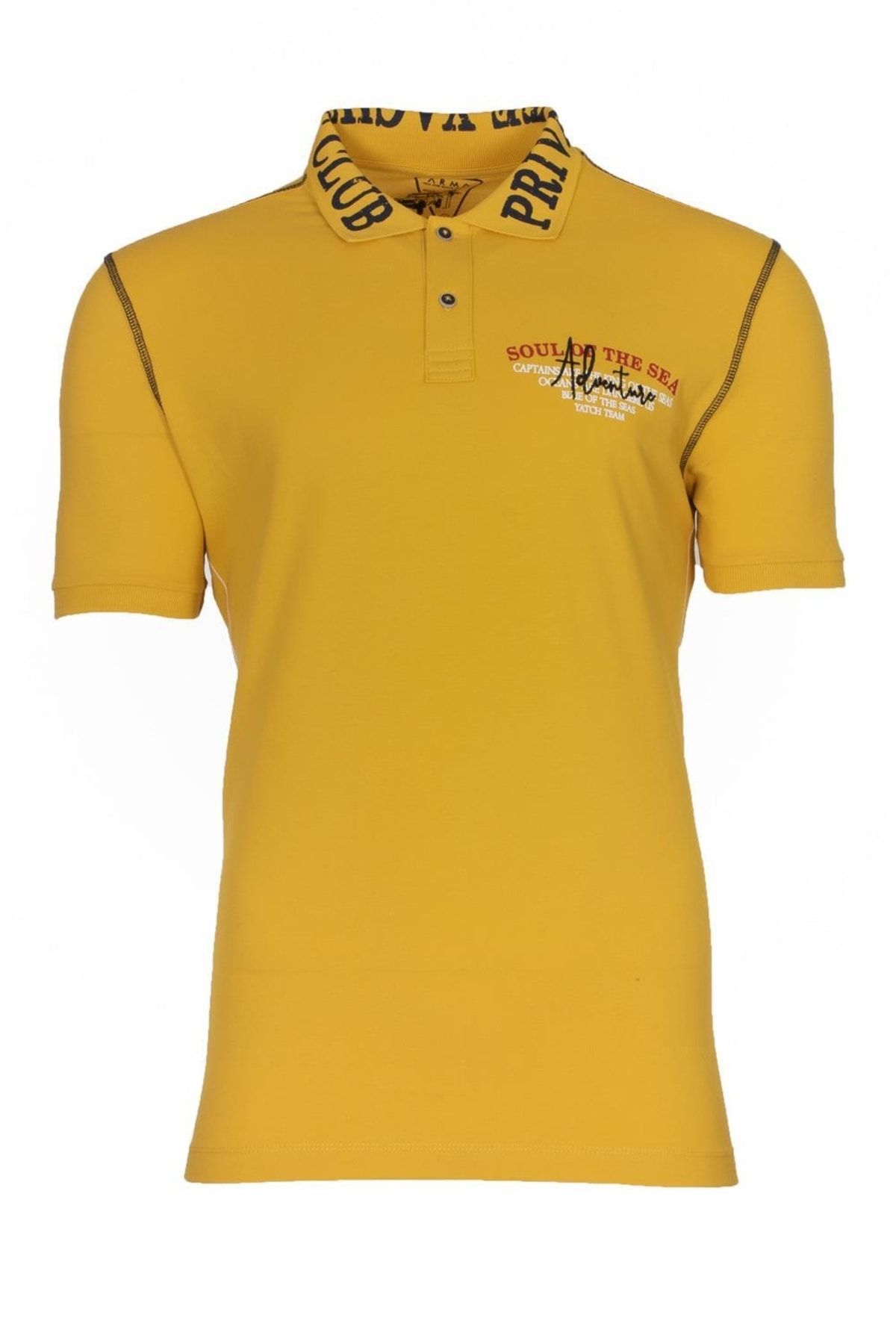 Arma Erkek Sarı Şık Polo Yaka Tişört