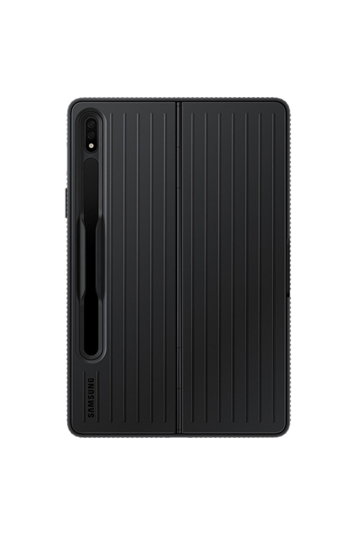 Samsung Galaxy Tab S7 / S8 Standlı Koruyucu Kılıf - Siyah Ef-rx700cbegww