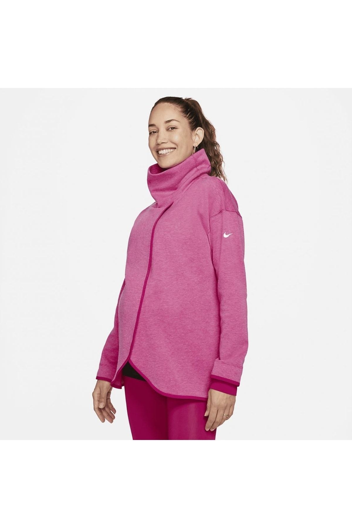 Nike Kadın Sweatshirt (annelik) - Pembe Cq9286-615