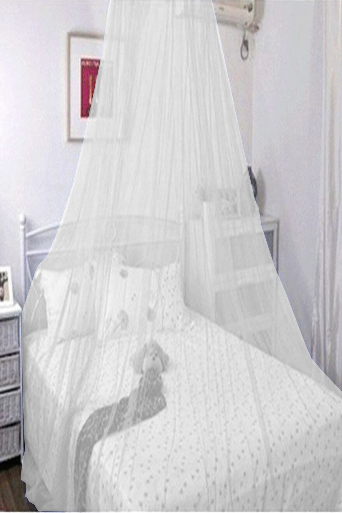 Çt Çeyizci Tekstil Renkli Cibinlik, Yatak Odası, Bebek Odası, Beşik Cibinliği, Yatak Sineklik