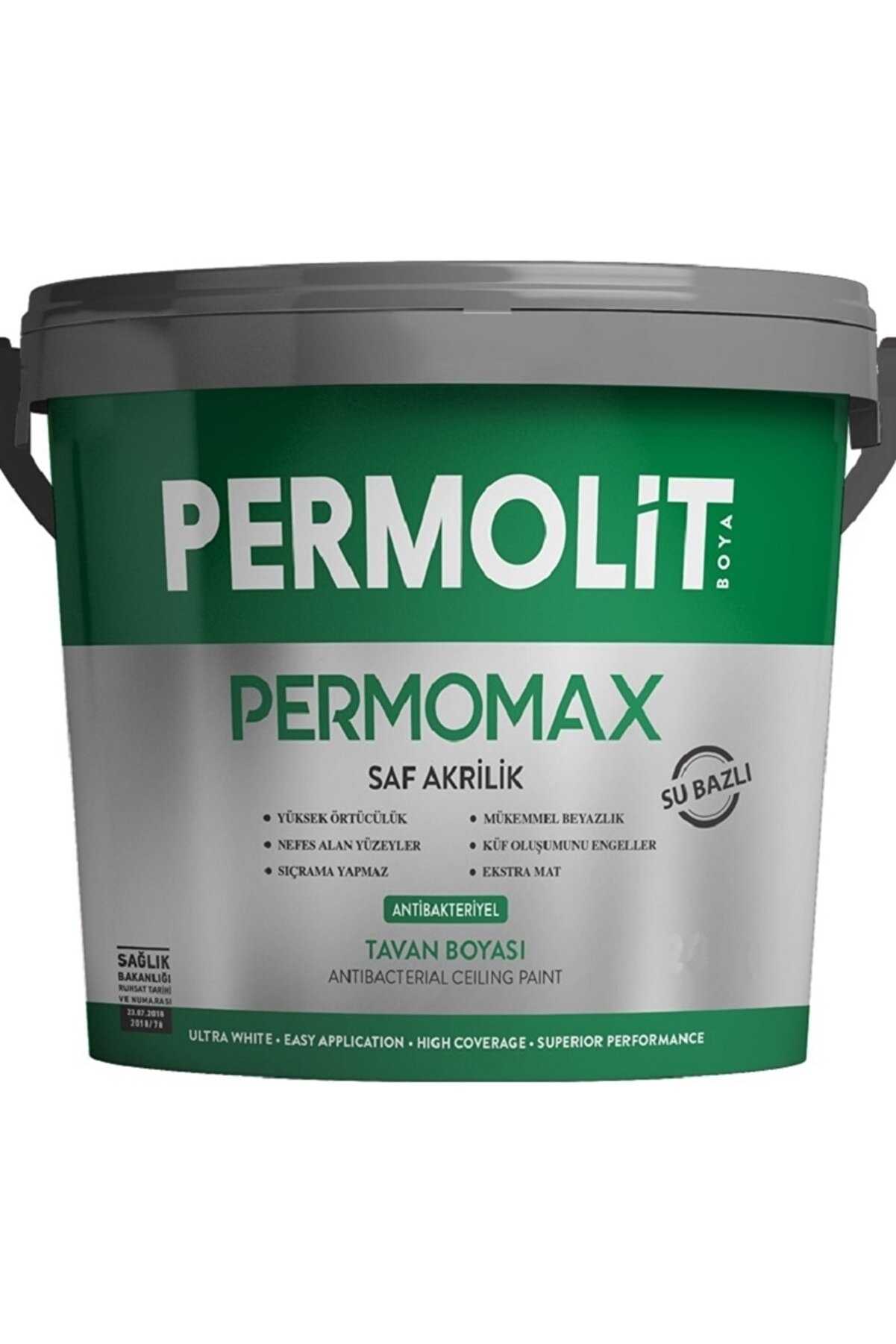 Permolit Permomax Antibakteriyel Küf Önleyici Tavan Boyası 3.5 Kg