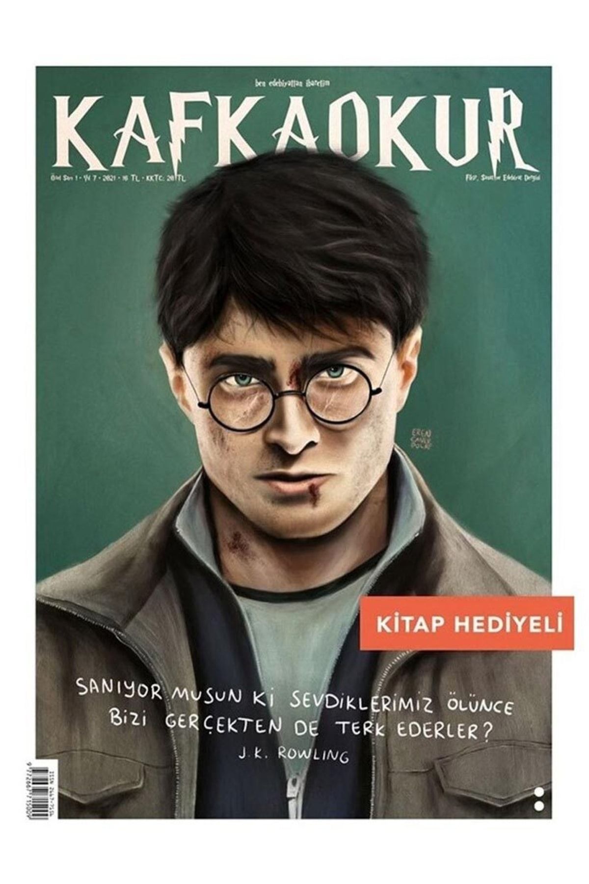 KafkaOkur Dergisi Kafkaokur Kitap Hediyeli - Harry Potter (j.k. Rowling) Özel Sayı