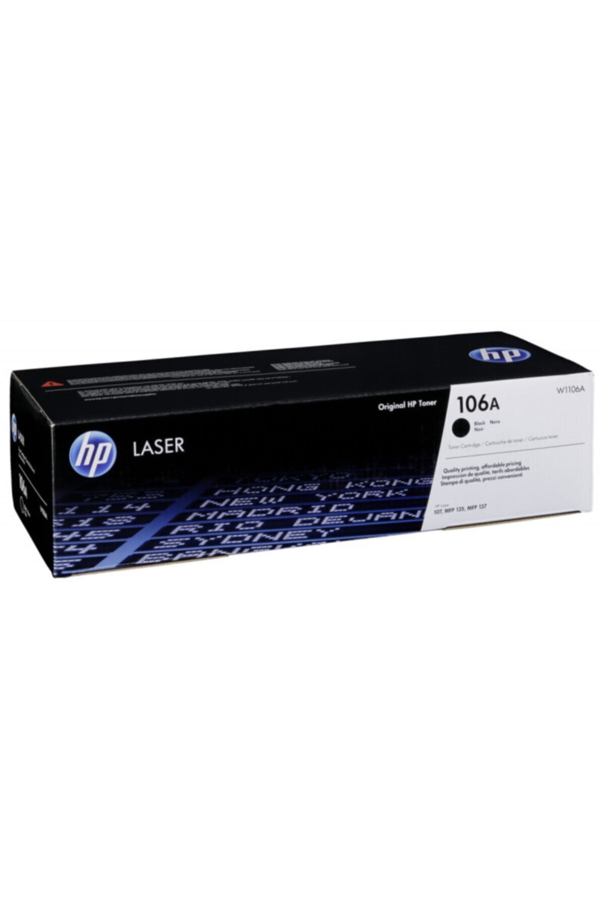 HP Orjinal Siyah 1000 Sayfa Toner 107- Mfp 135- Mfp137 -106a (w1106a)