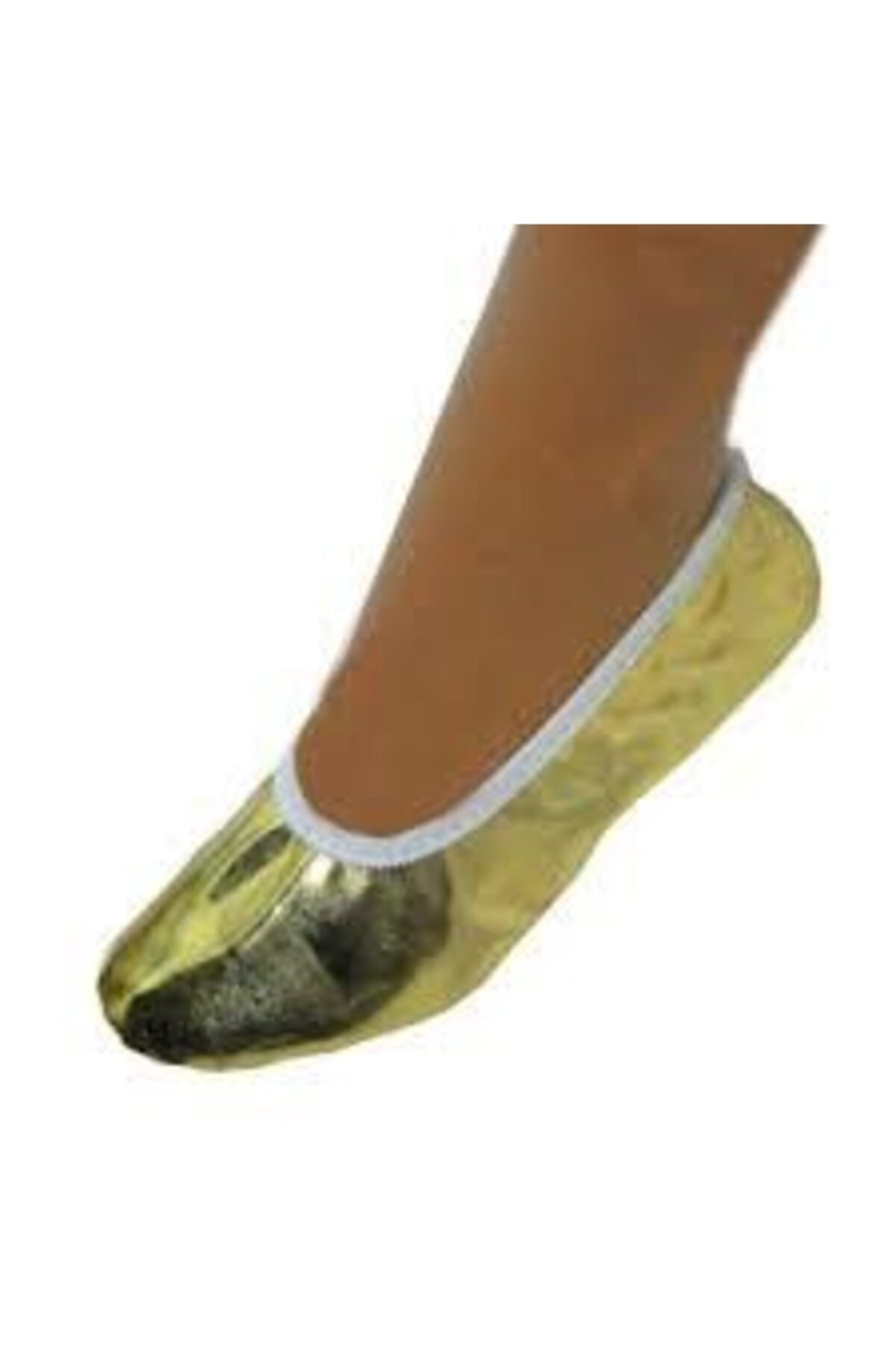 salarticaret Pisipisi Bale Ayakkabı Golt Altın Sarısı Lame Rengi