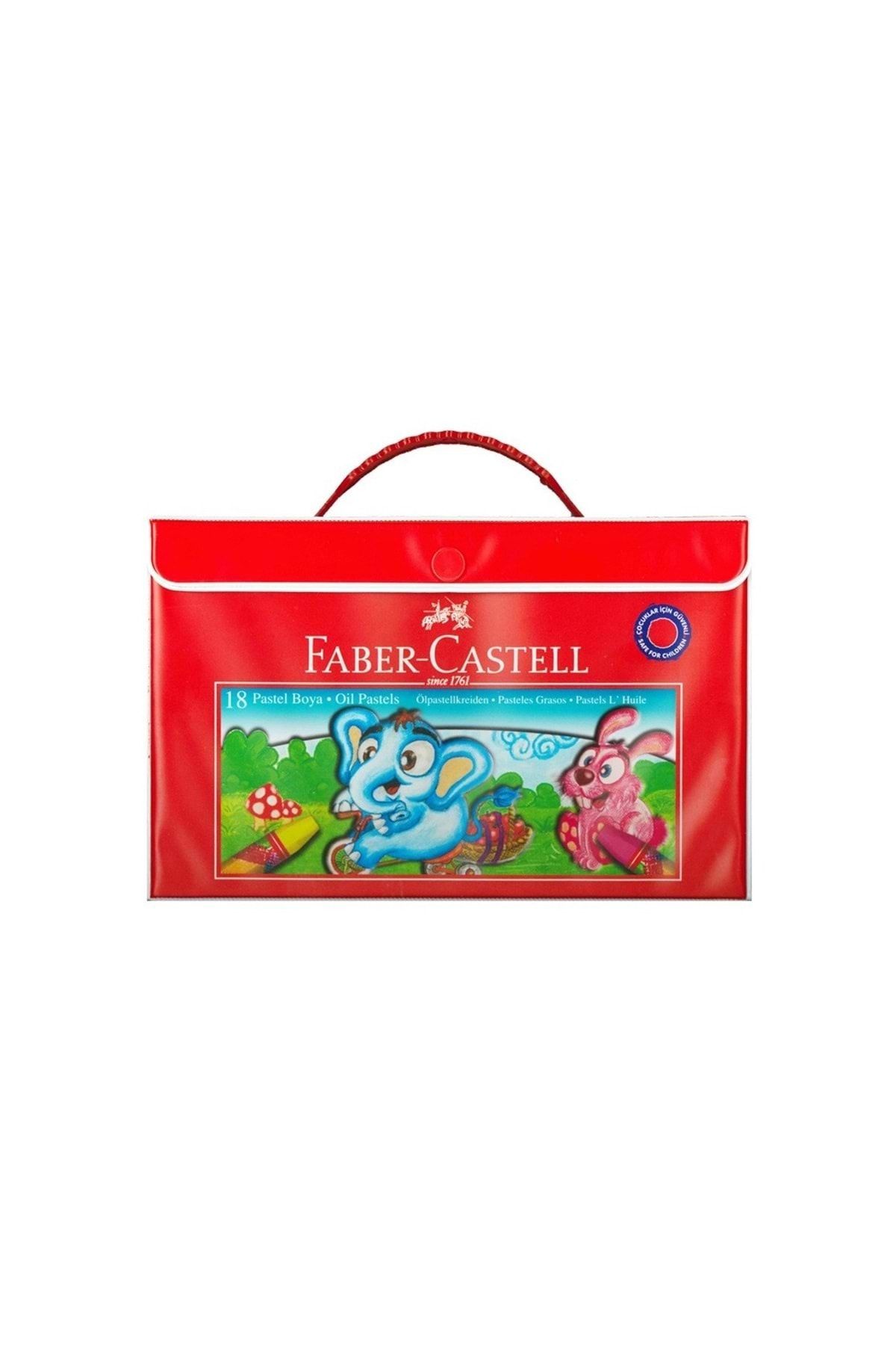 Faber Castell Faber-castell Plastik Çantalı Tutuculu Pastel Boya 18 Renk