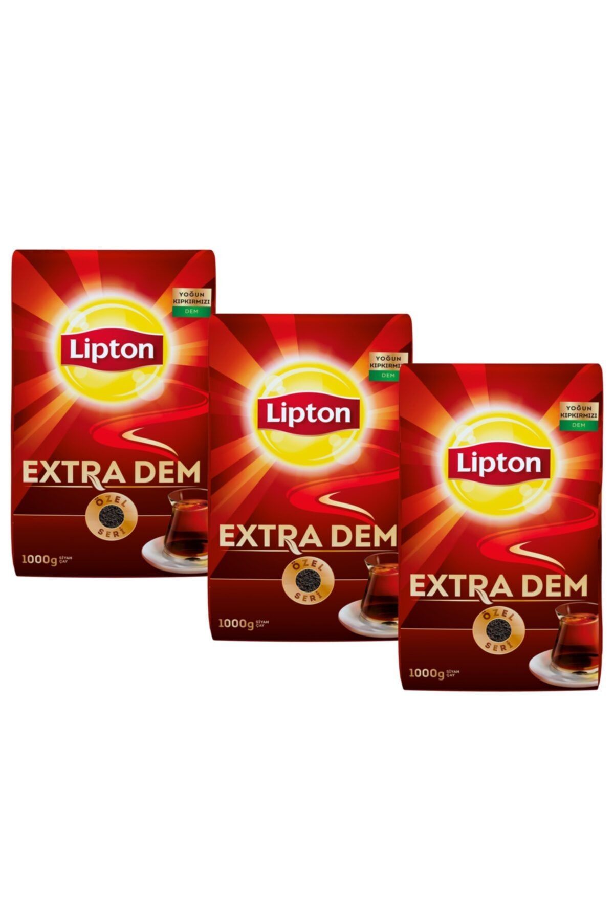 Lipton Extra Dem Dökme Çay 1000 gr X 3 Adet