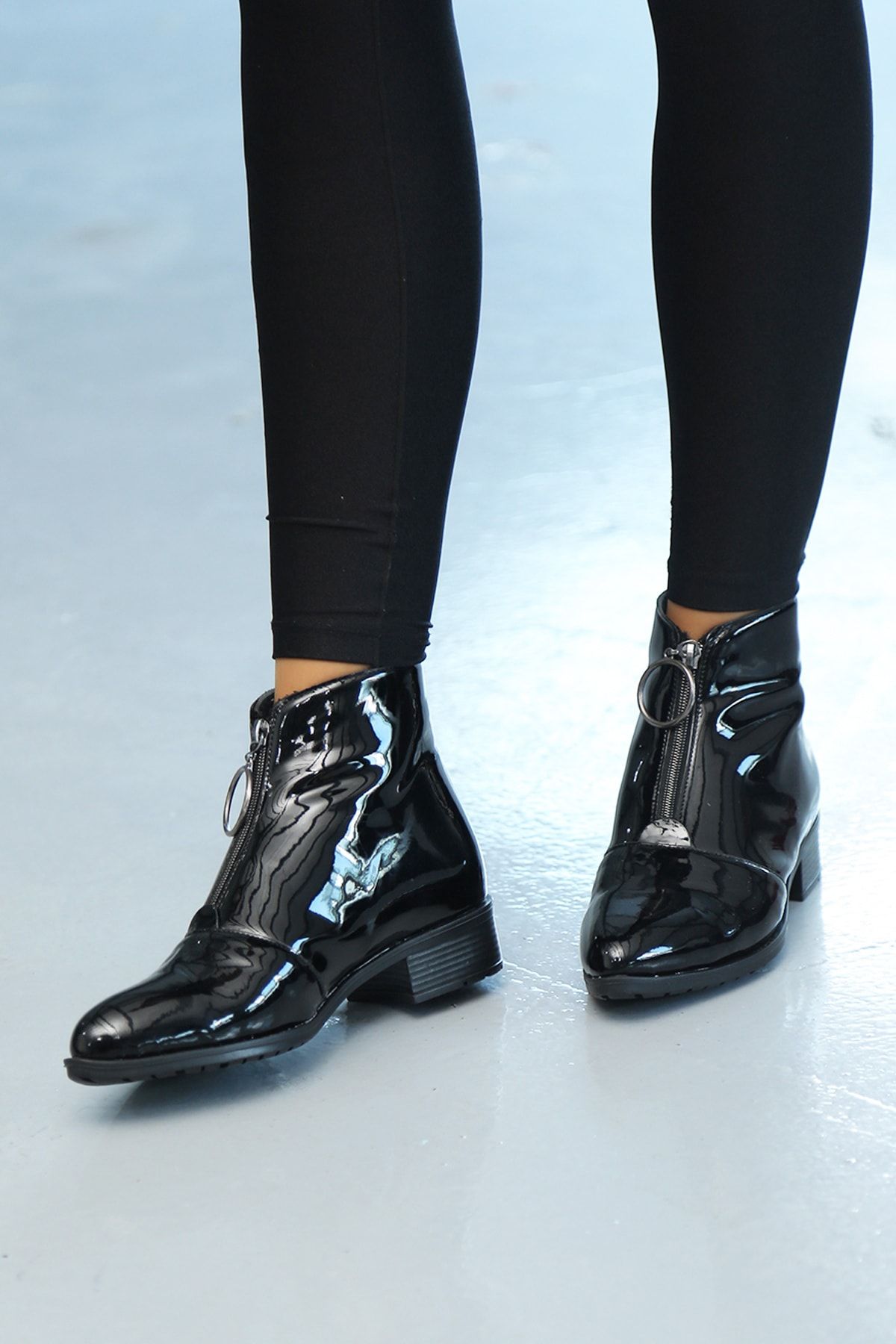 Ayakkabı Modası Kadın Siyah Bot 5001-19-116008