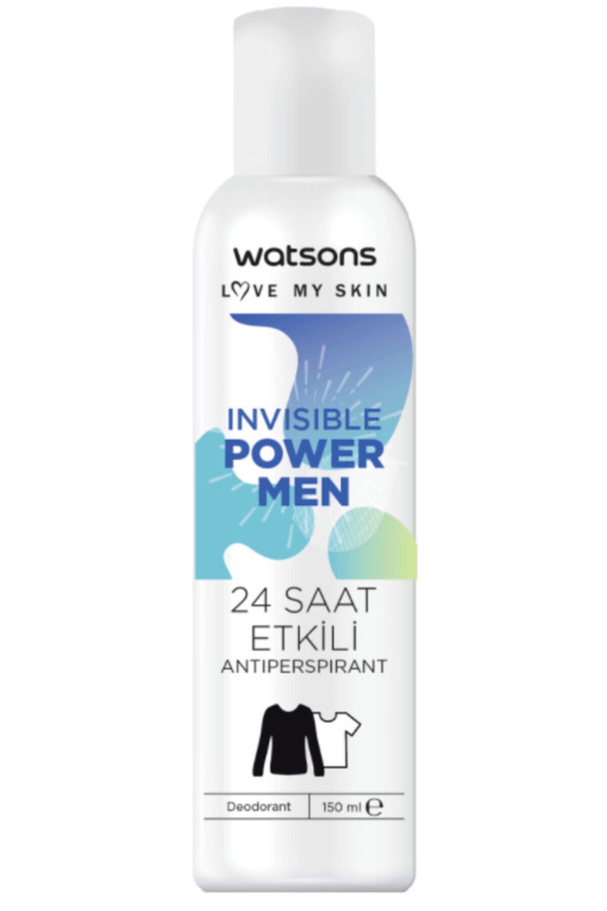 Watsons Invisible Power Men Deodorant 150 ml