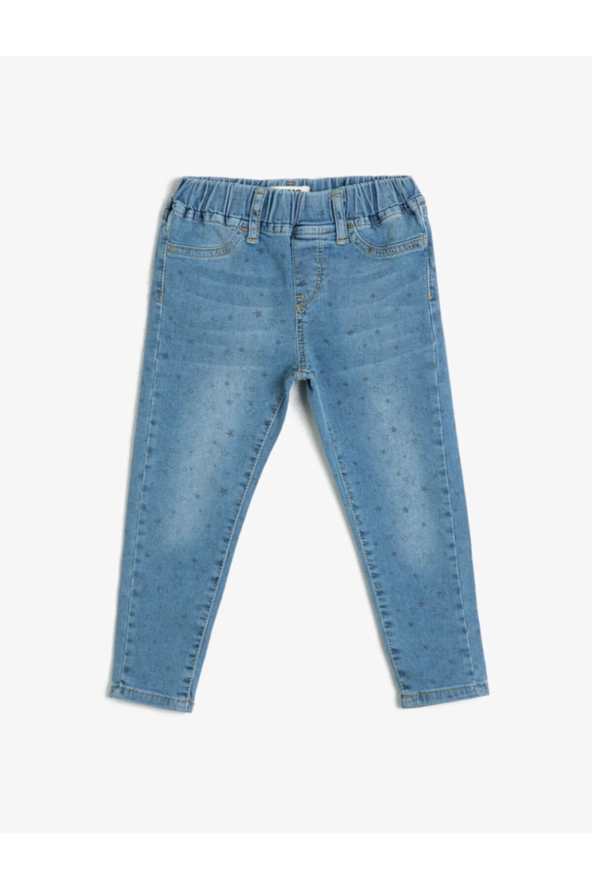 Koton Kız Çocuk Orta Indigo Jeans