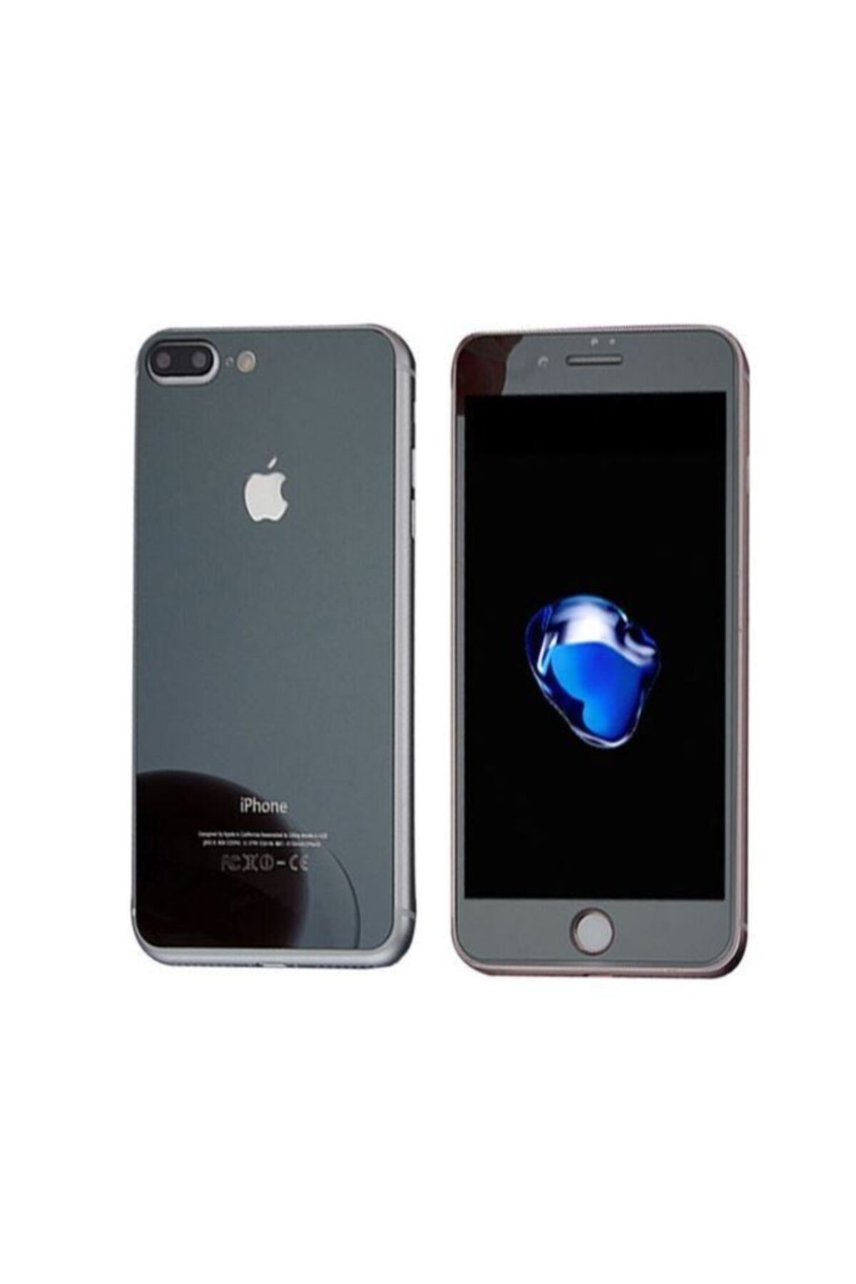 Bufalo Iphone 6 Plus Metal Kenarlı Ön+arka Cam Ekran Koruyucu Siyah