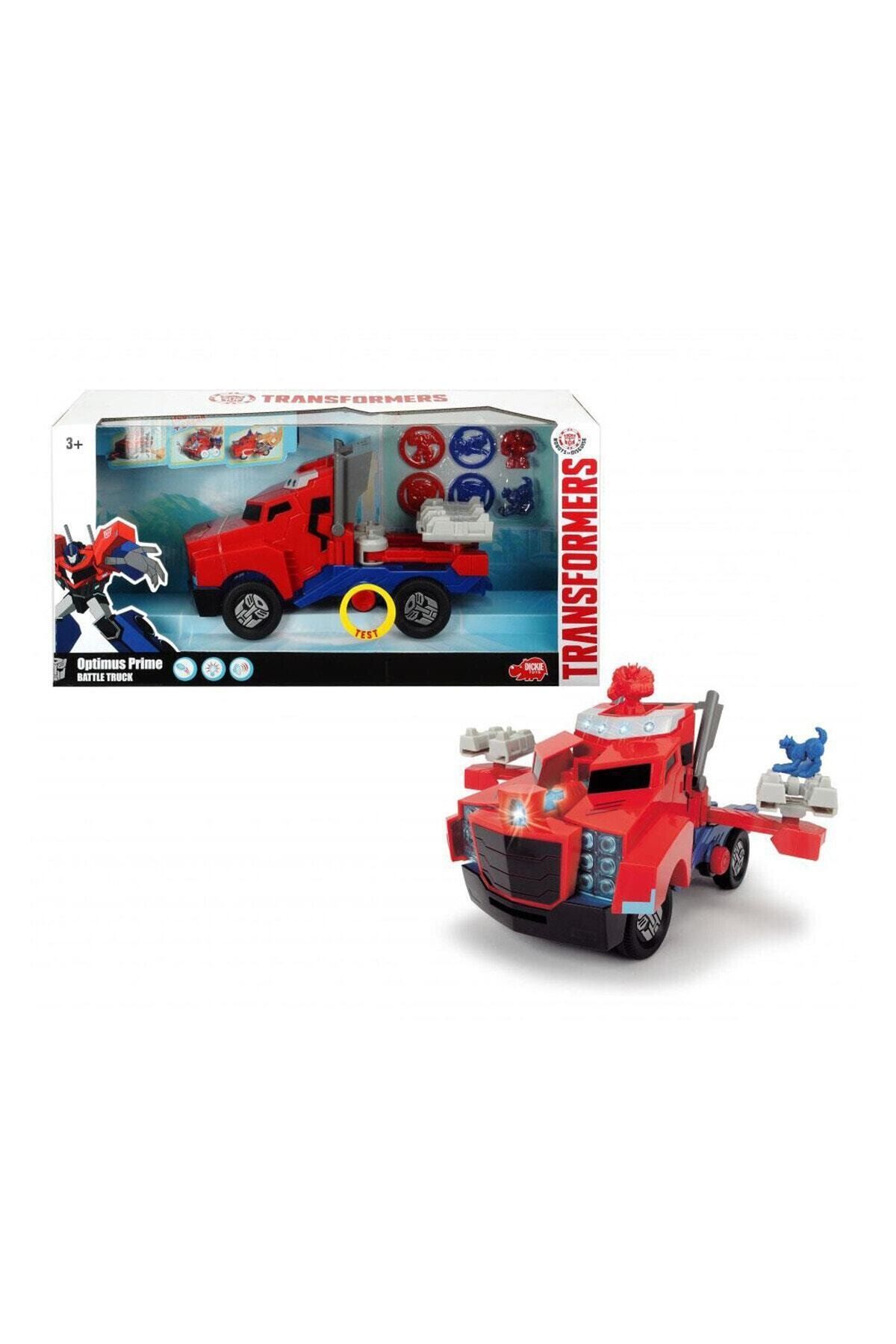 Simba Transformers Optimus Prime Battle Truck Sesli Disk Atan Araç /