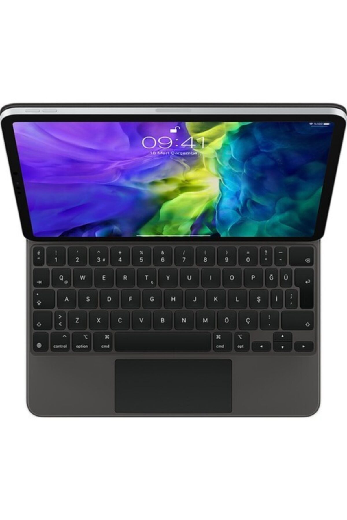 Apple 11 inç iPad Pro (4. nesil) ve iPad Air (5. nesil) için Magic Keyboard - Türkçe Q Klavye - Siyah