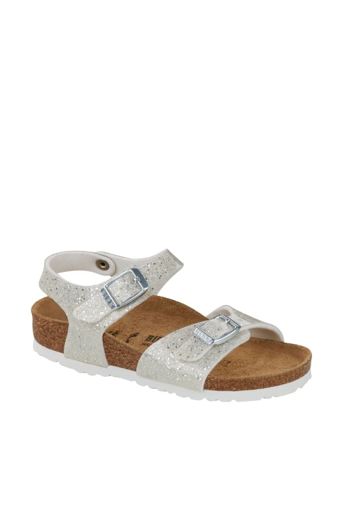 Birkenstock Rıo Plaın Kıds Bf Beyaz Sandalet 01015658