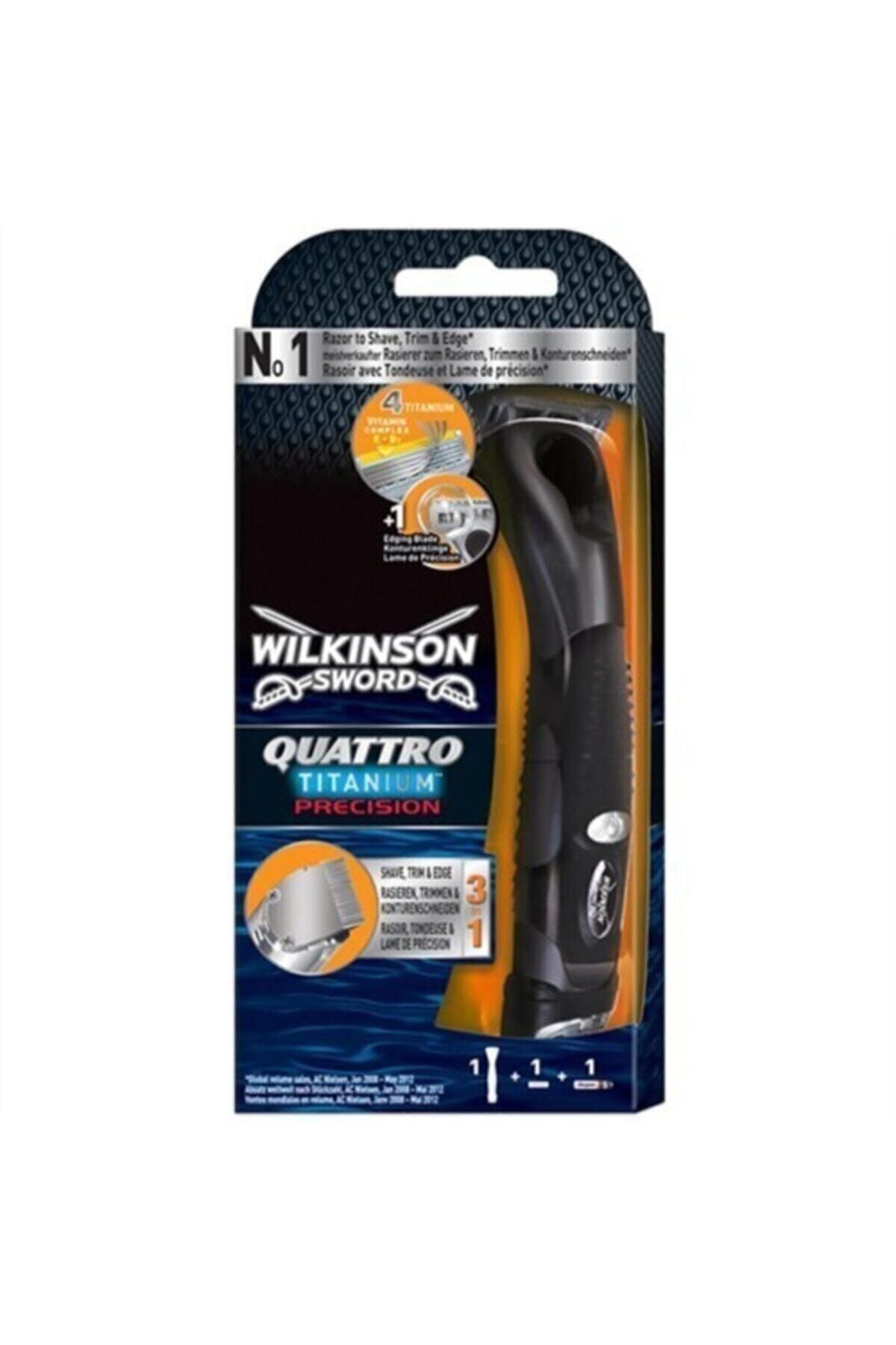 Wilkinson Quattro Titanium Precision Pilli Tıraş Makinası