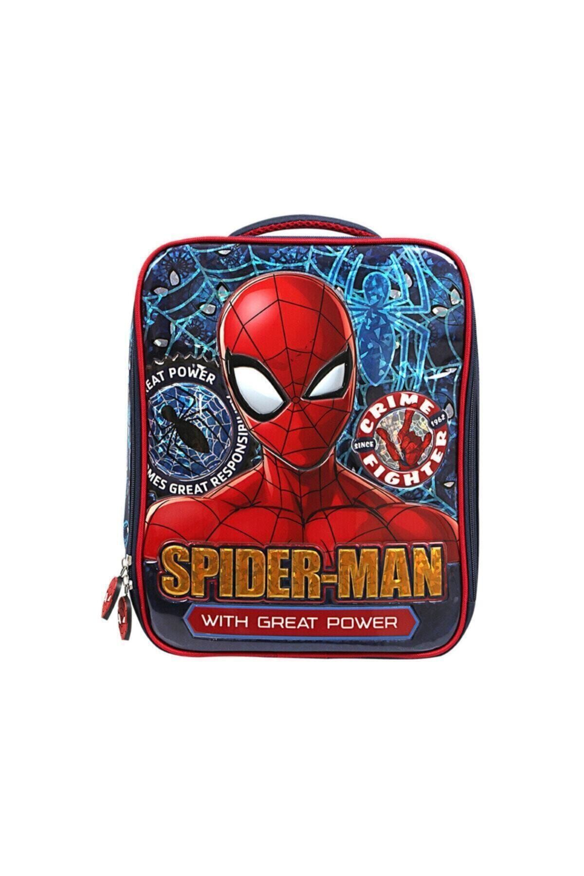 Spiderman ÇEKÇEKLİ ANAOKU Mavi Erkek Çocuk Anaokulu Çantası 100696178