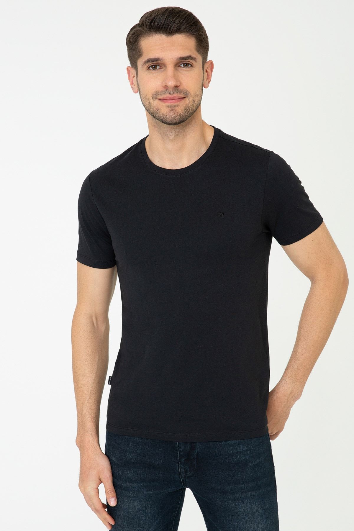 Pierre Cardin Erkek Siyah T-Shirt G021Gl011.000.1431715