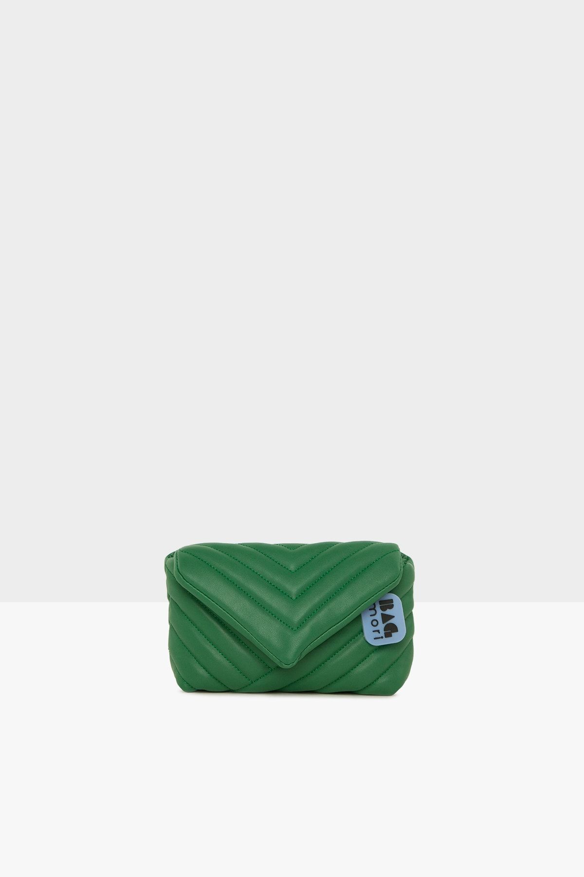 Bagmori Yeşil Kadın Mini V Nakışlı Çanta M000007237