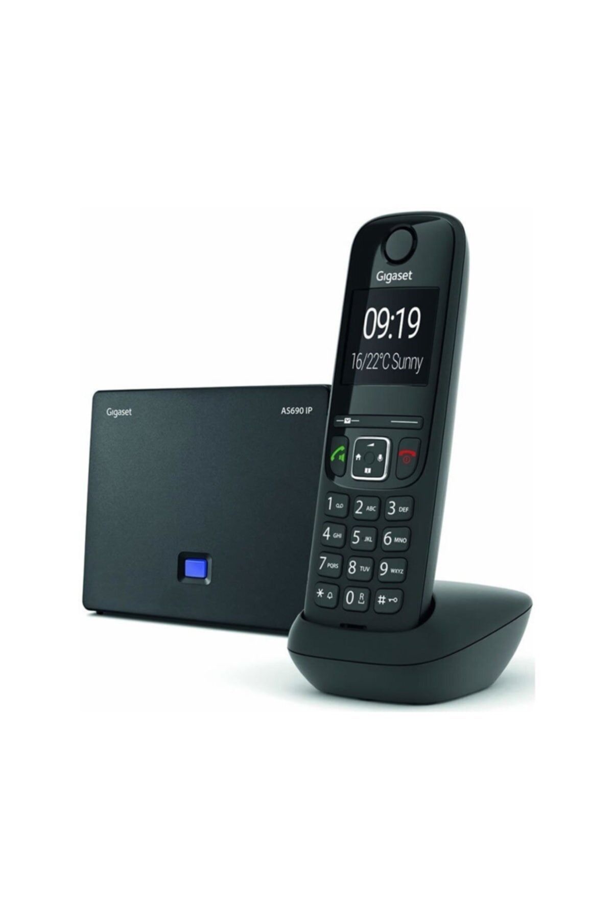 Siemens Gigaset As690 Ip Siyah Telsiz Dect Telefon