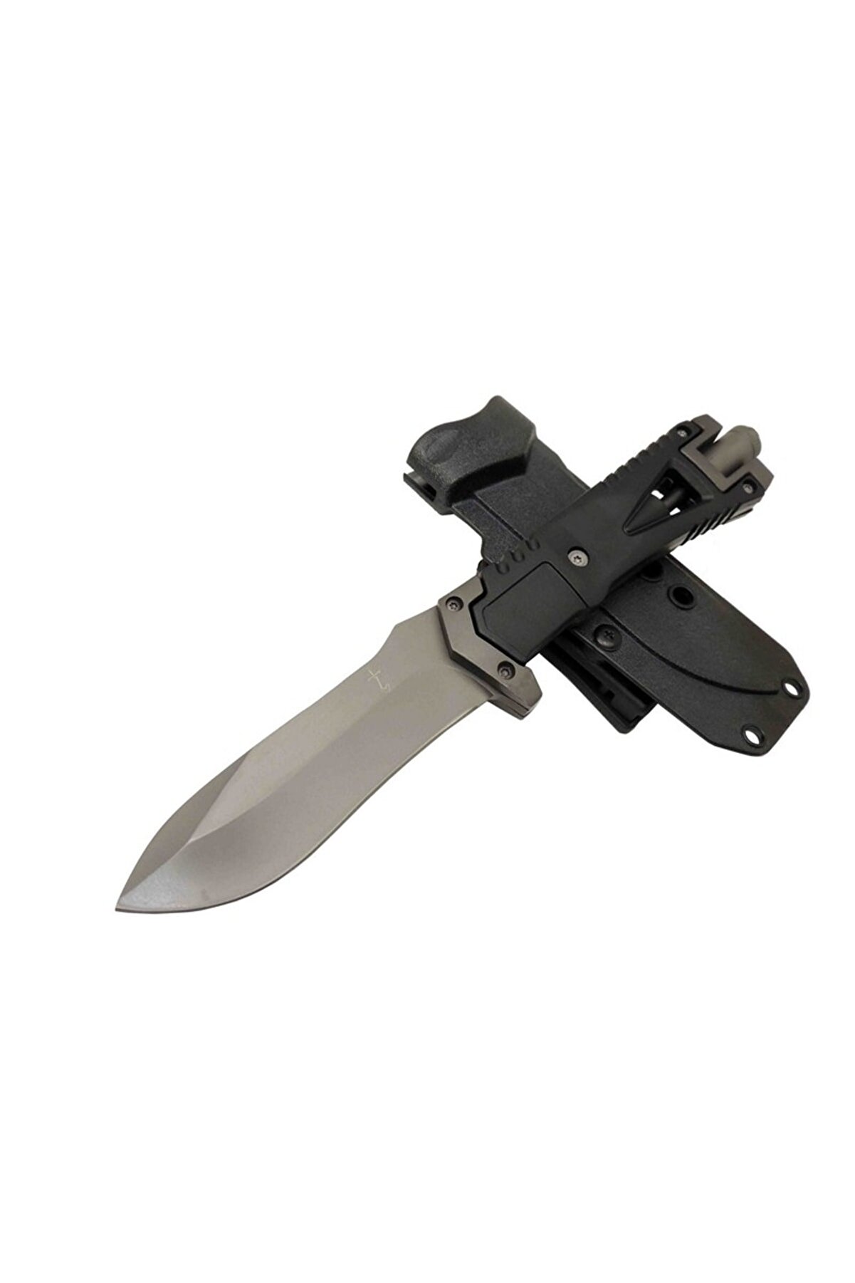 Genel Markalar Zero Error Tactical 7 40 Siyah Outdoor Bıçak 27cm - Siyah Sap, Magnezyum Çubuklu, Kılıflı