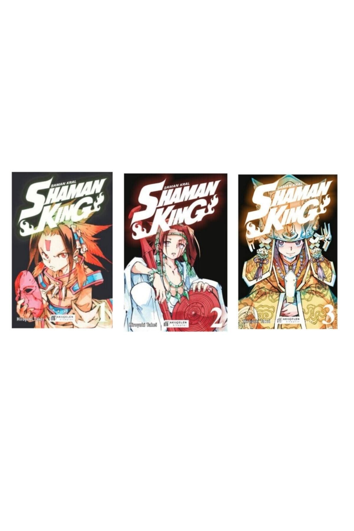 Kolektif Kitap Shaman King Şaman Kral 3 Kitaplık Türkçe Manga Serisi