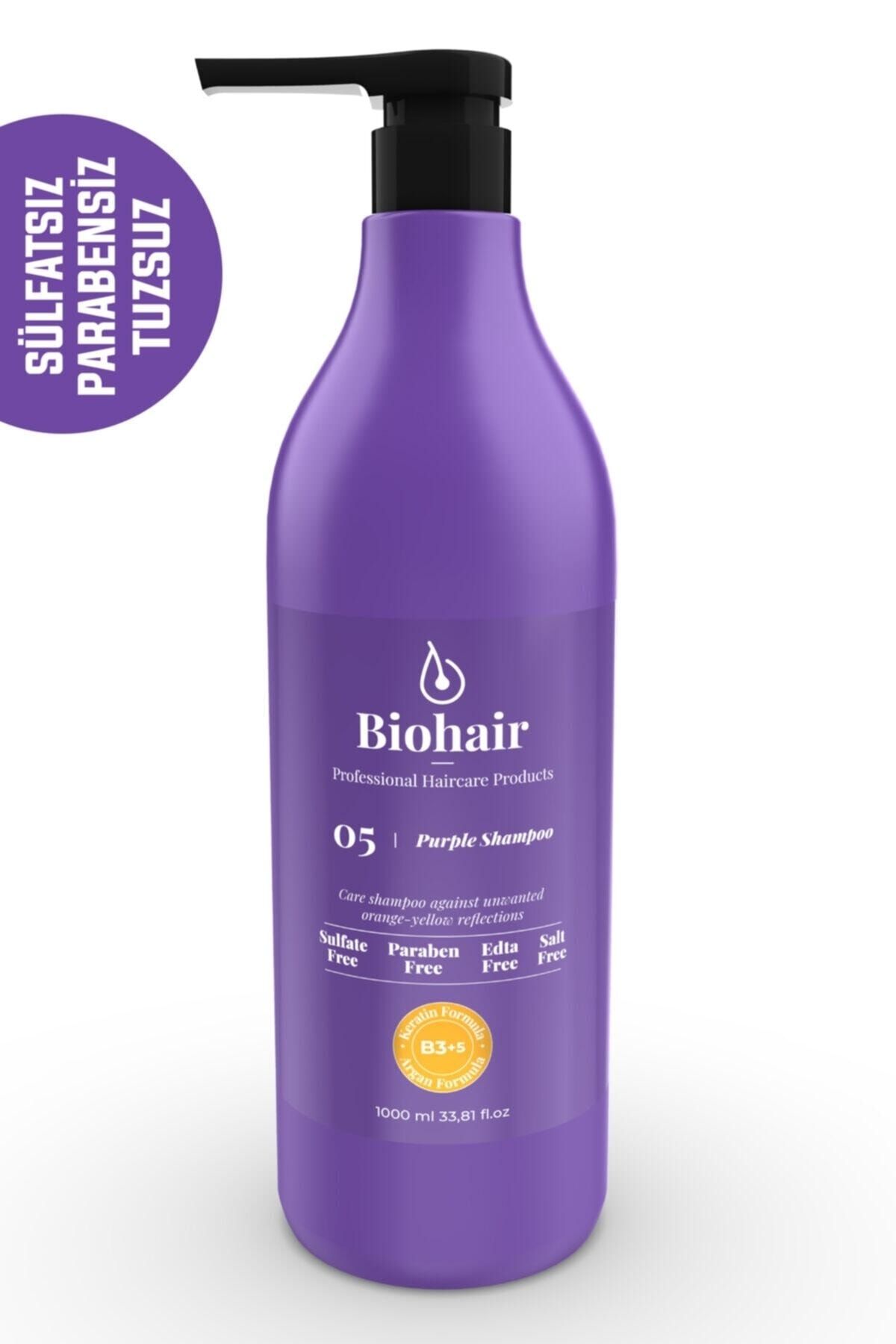 Biohair Purple Turunculaşma Karşıtı Mor Şampuan 1000ml No:05