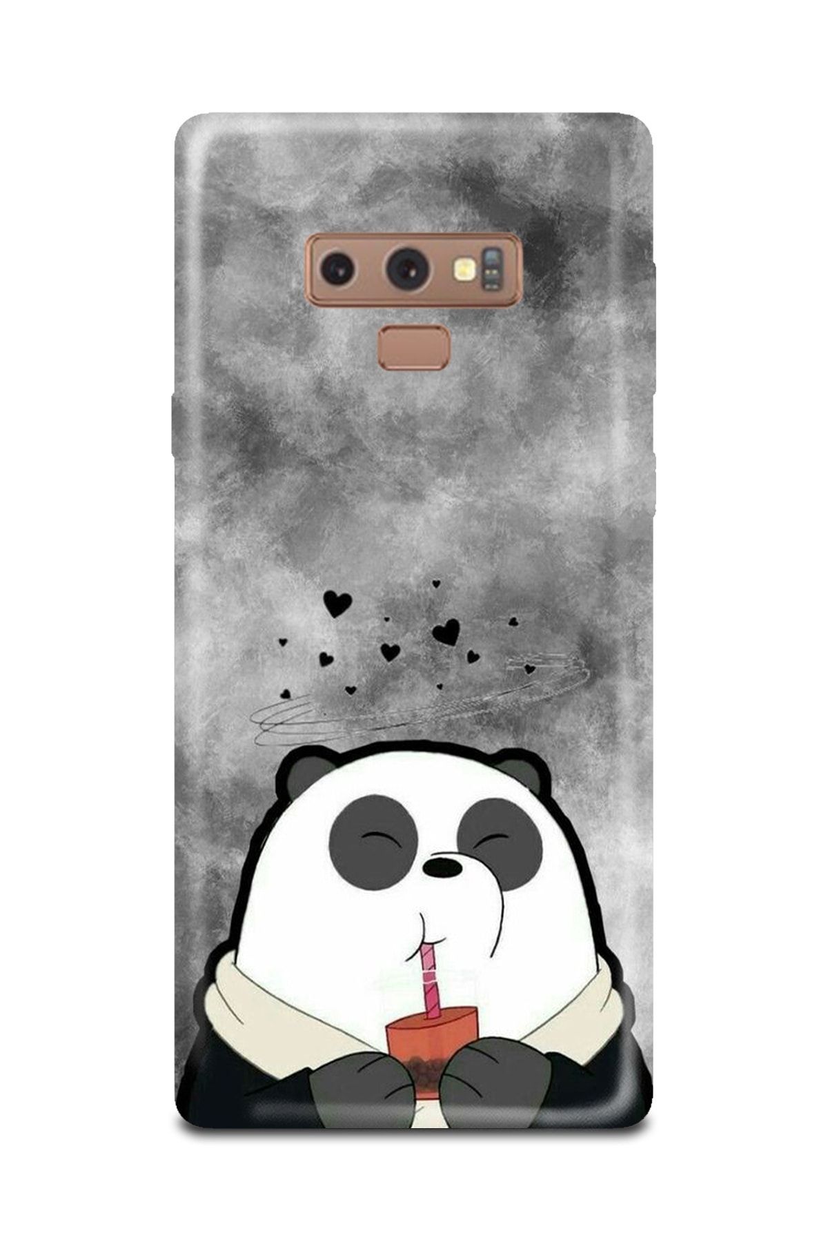 PERAX Samsung Galaxy Note 9 Panda Desenli Telefon Kılıfı Not9001-01