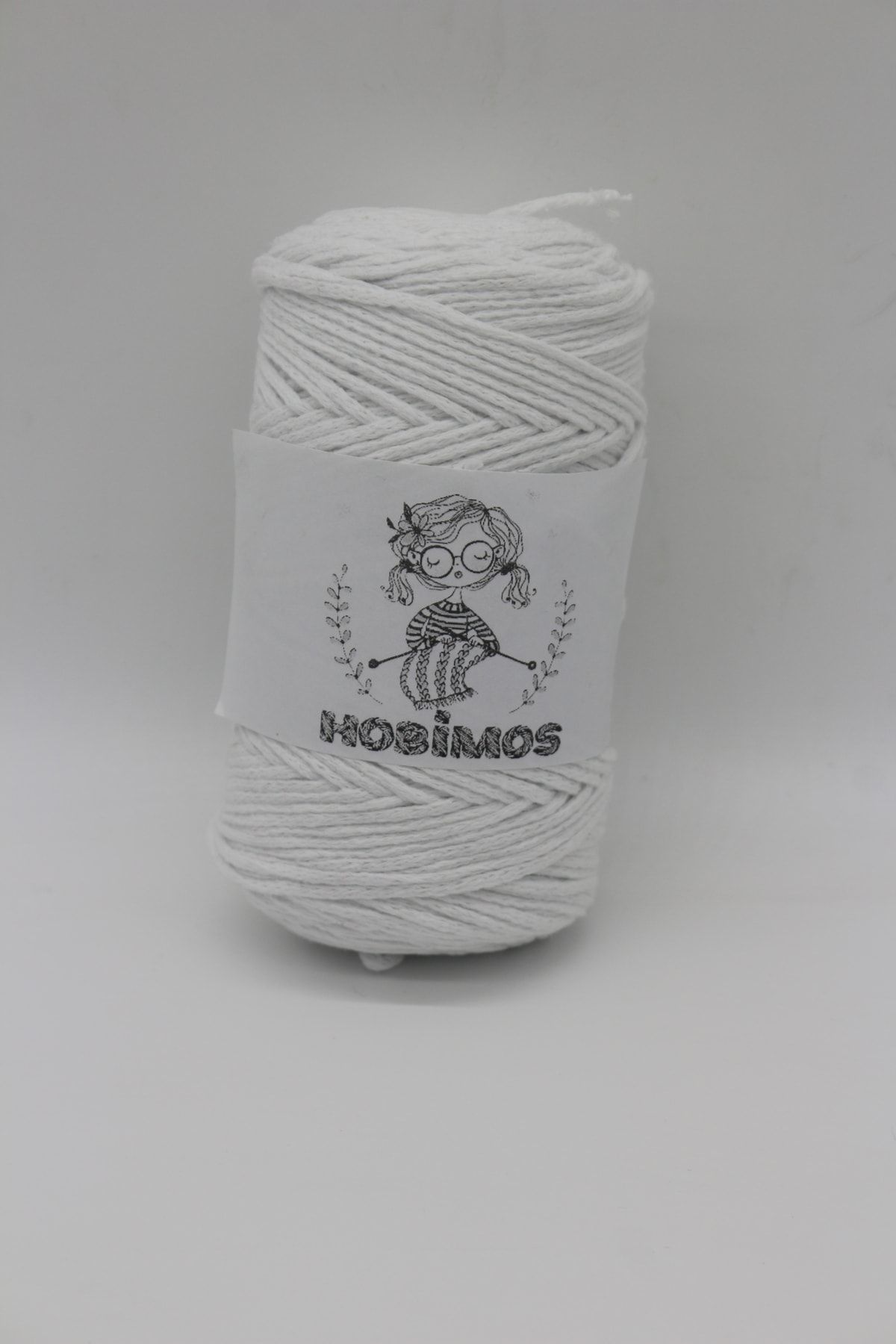 Hobimos Re-cotton 3 Mm 250 Gr 150 Metre Pamuk El Örgü Makrome Ipi