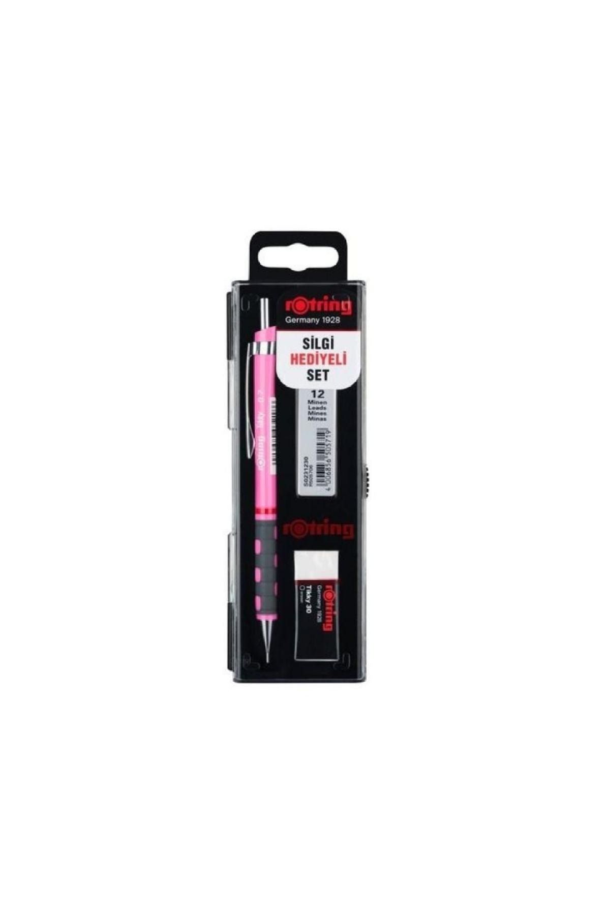 Rotring Tikky Versatil Uçlu Kalem Set 0,7mm Pembe