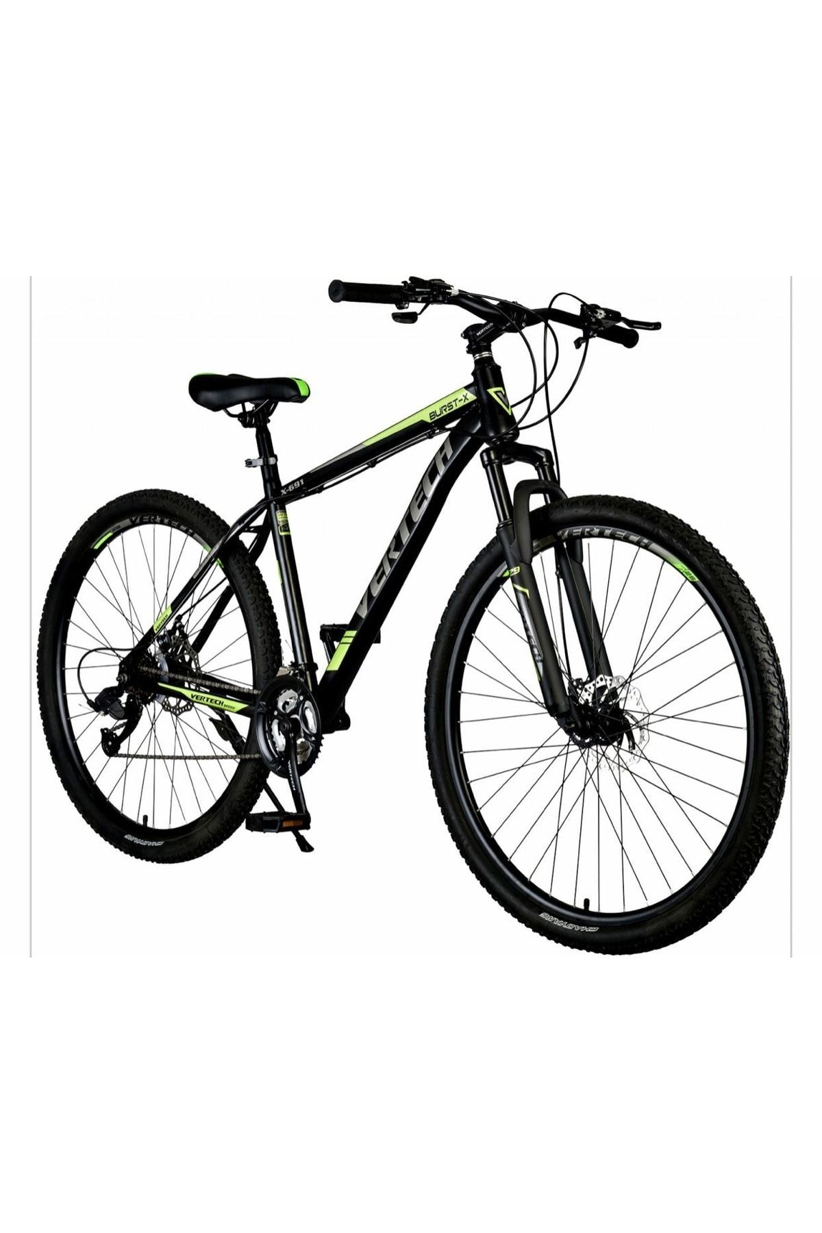 Vertech Burst-x 27-5 Jant Yeşil Bisiklet 21 Vites Disk Fren Dağ Bisikleti
